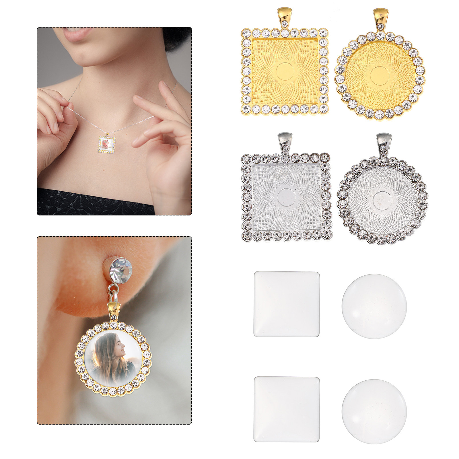 40Pcs Alloy Earring Setting Tr - Crafting Resin review and price