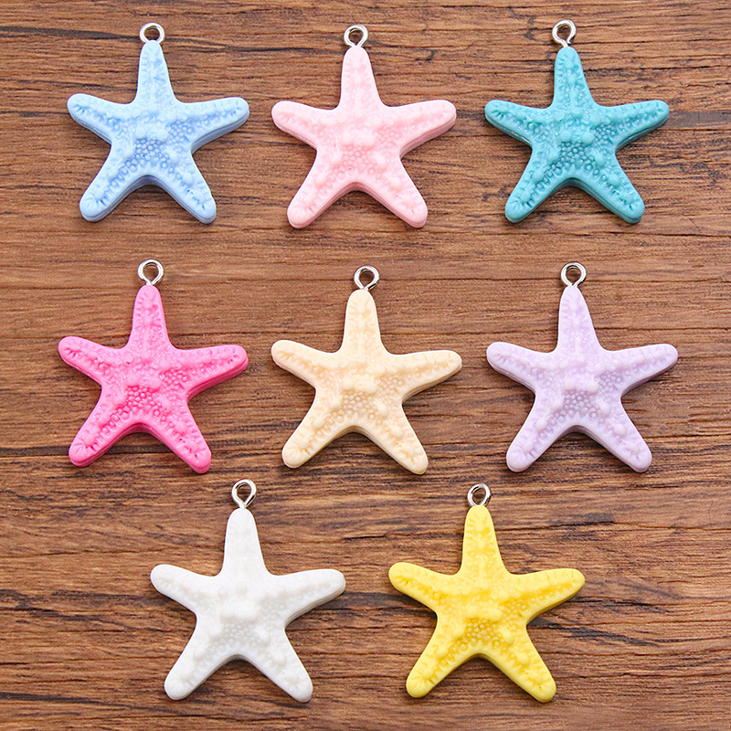 10Pcs Dopamine Color Starfish  - Resin Crafts Diy review and price
