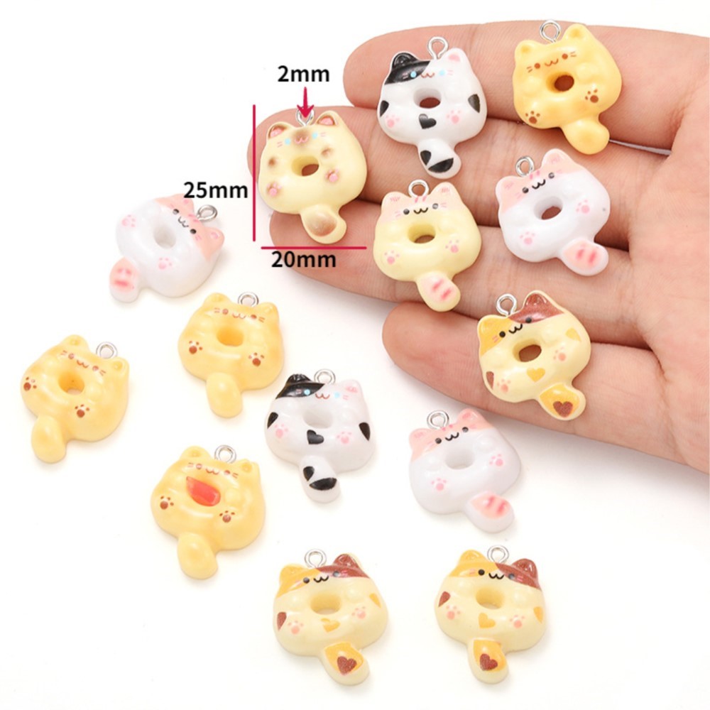 10Pcs Kawaii Cartoon Cat Resin - Resin Crafts Diy review and price