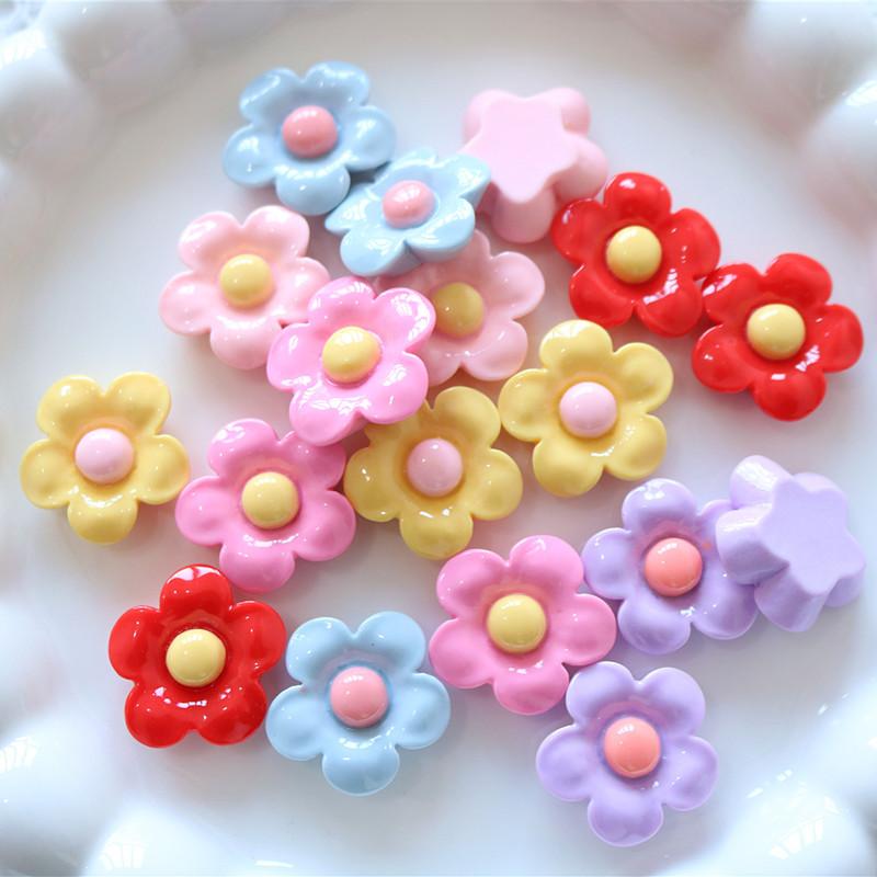 10PCS Shiny 22x22mm Flower Ser - Resin Crafts Diy review and price