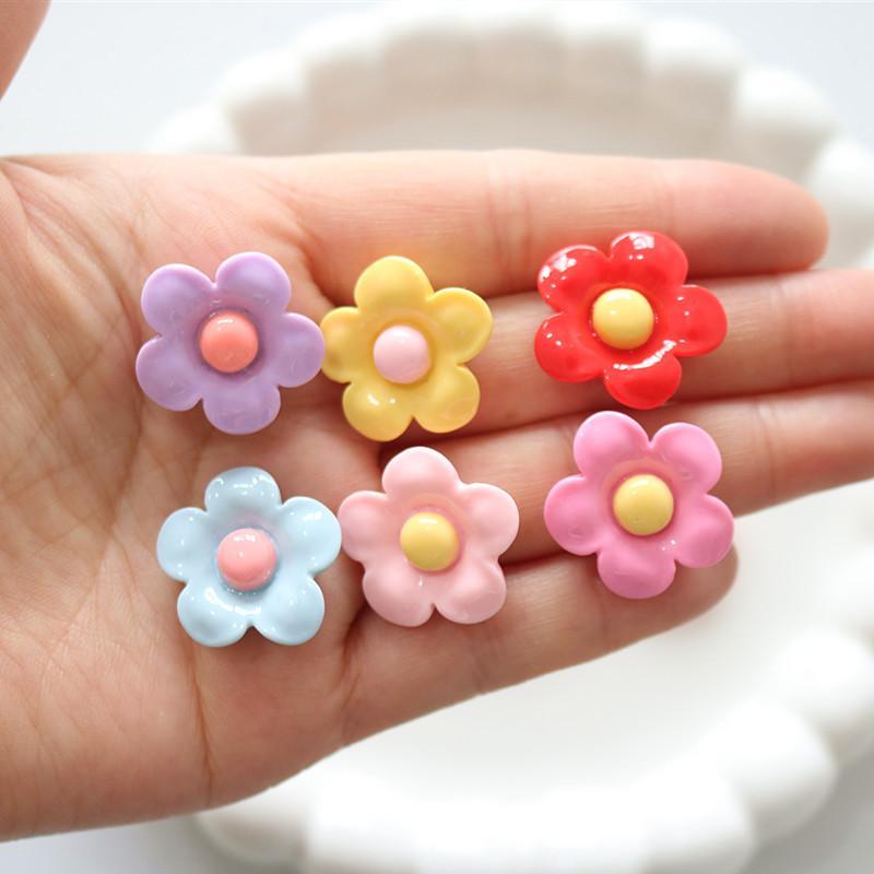 10PCS Shiny 22x22mm Flower Ser - Resin Crafts Diy review and price