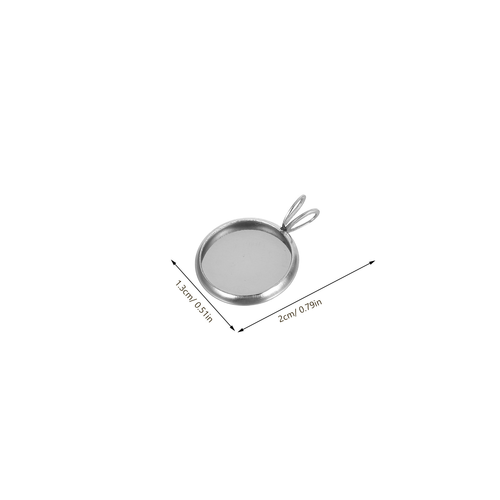 10Pcs 12Mm Round Tray Pendant  - Crafting Resin review and price
