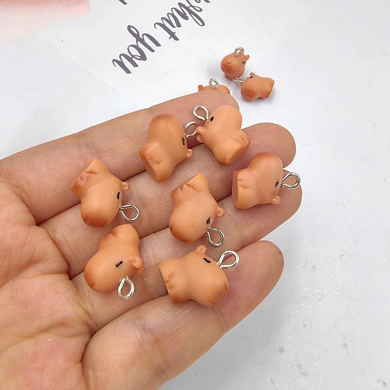 10pcs Cute Small Capybara Char - Resin Crafts Diy review and price
