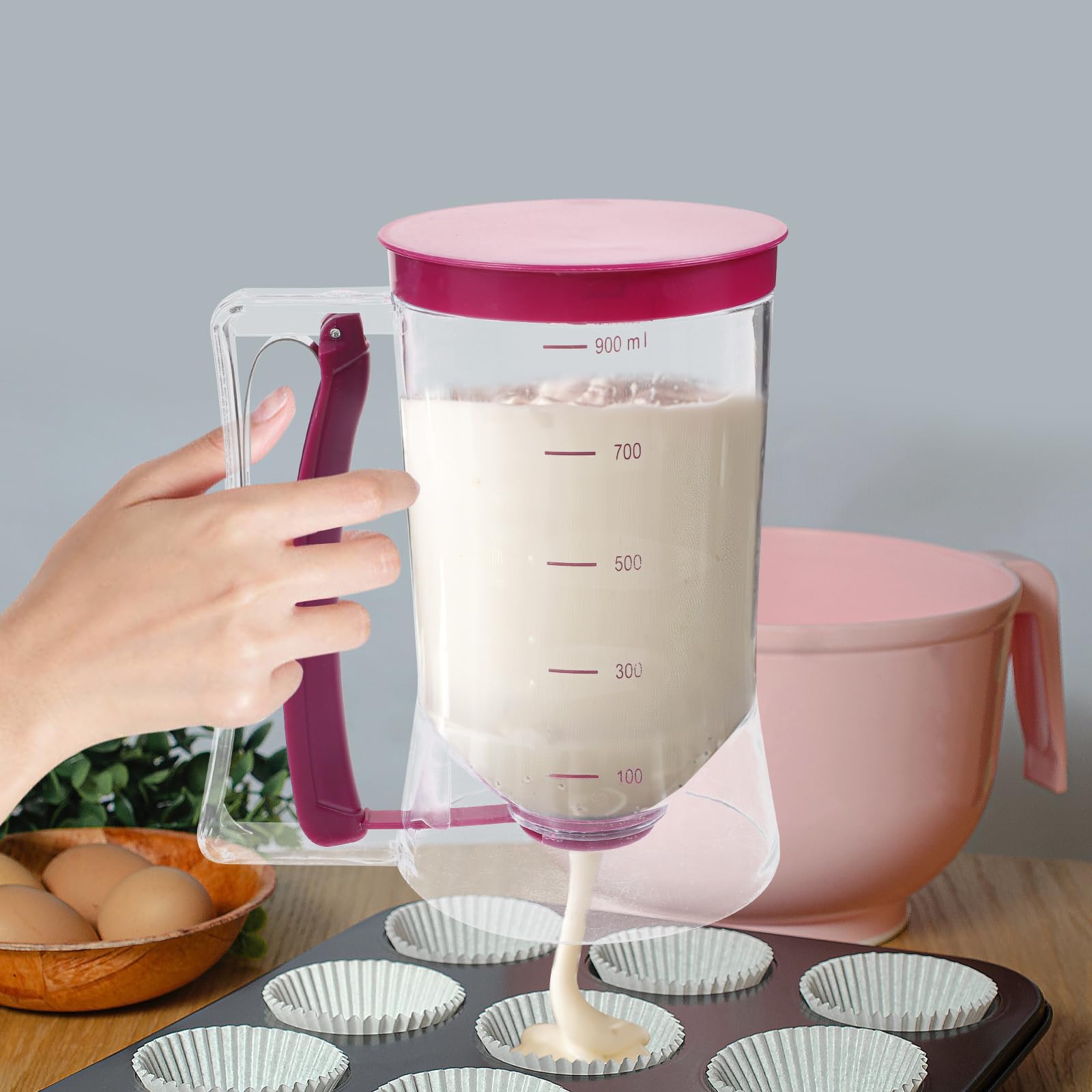 900ml Batter Dispenser Cupcake - Mixing Cup Silicone review and price