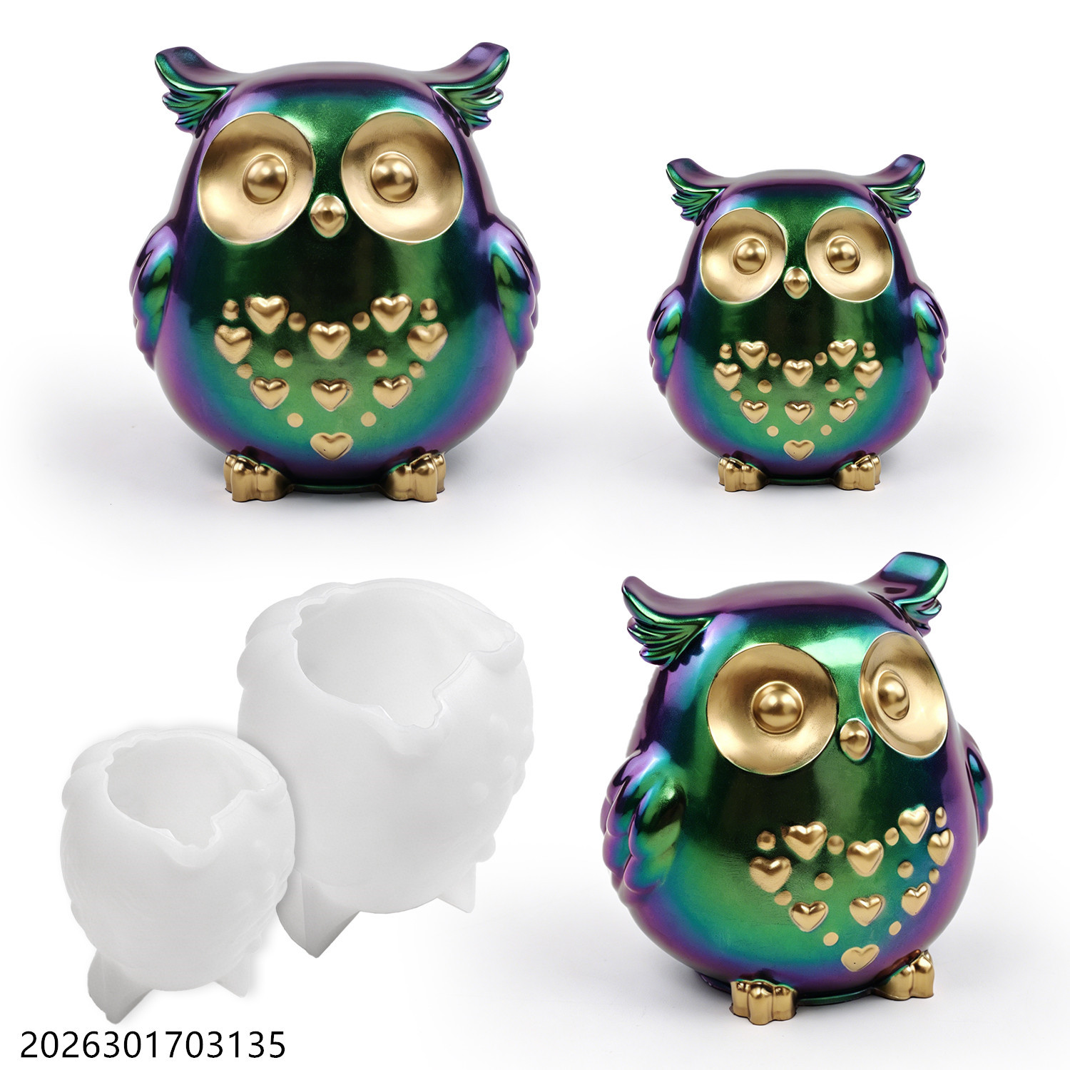 Owl Silicone Mold 3D Bird Shap - Serving Tray Mold review and price