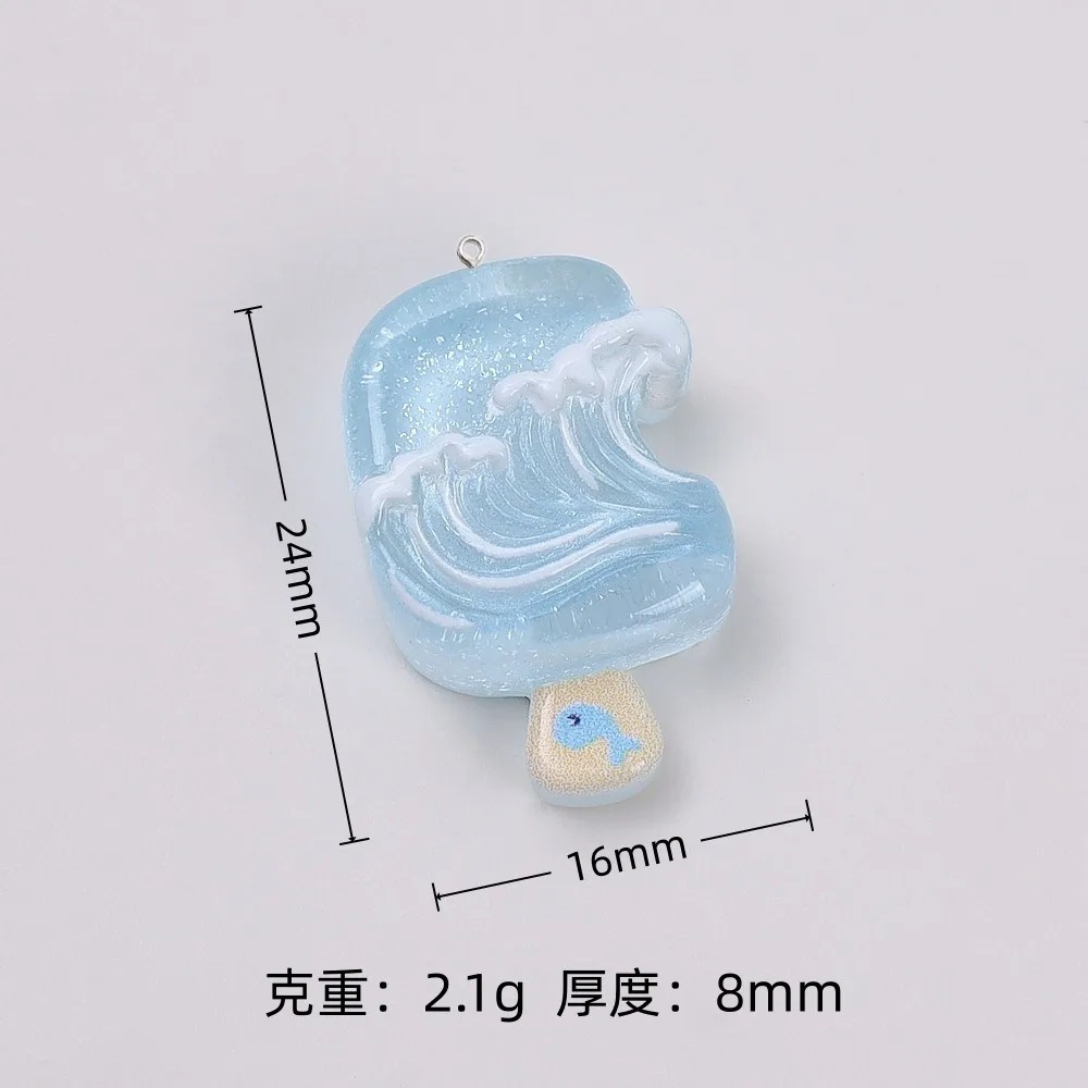 10Pcs Kawaii Summer Popsicle R - Resin Craft Material review and price